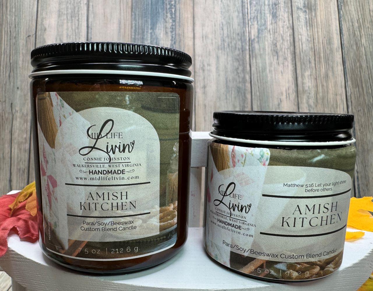 Amish Kitchen - jar candles