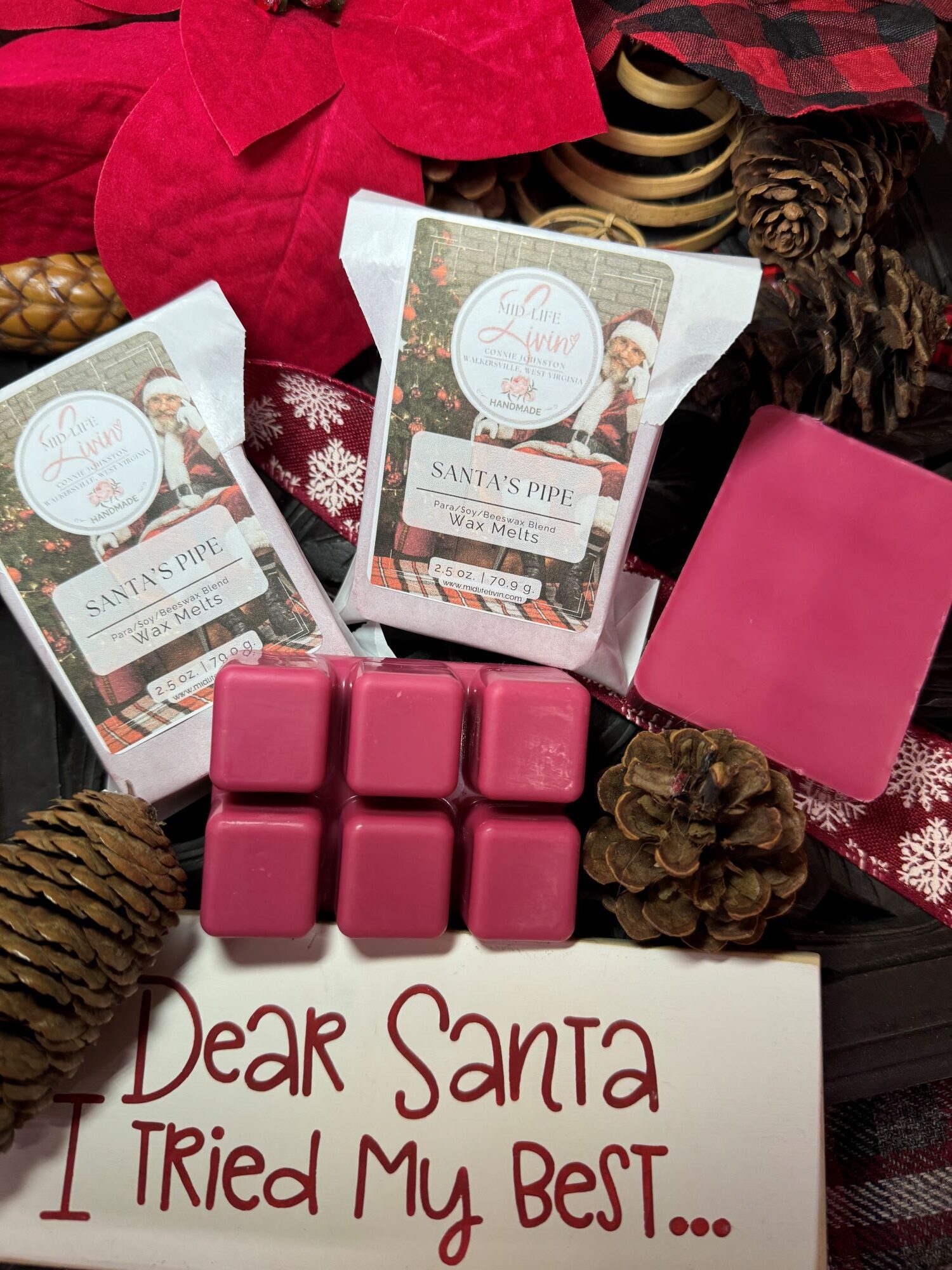 Santa's Pipe - Cubed Wax Melts