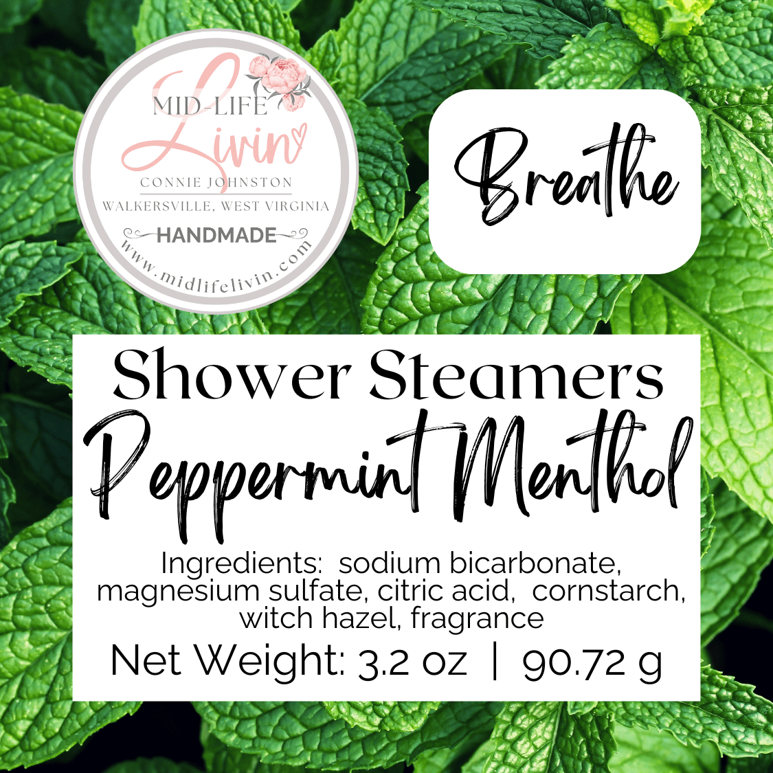 Peppermint & Menthol Shower Steamers